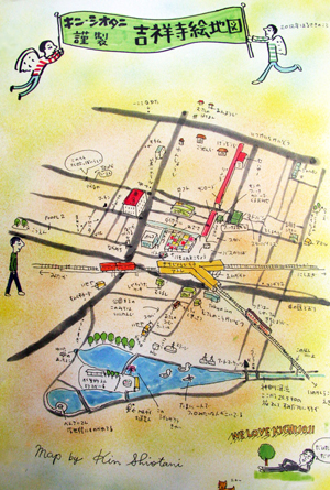 吉祥寺絵地図　2012年版