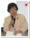 調べ学習について講演してくださった紺野順子先生